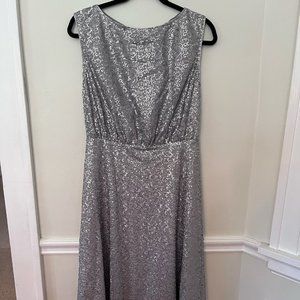 NWT Size 10 Silver Ottodame Dress (Made in Italy!)